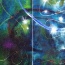 Leben - Neuronen_Diptychon - Acryl auf Leinwand, 120x240cm